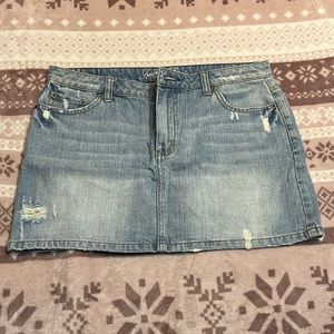 AE Denim Mini Skirt
